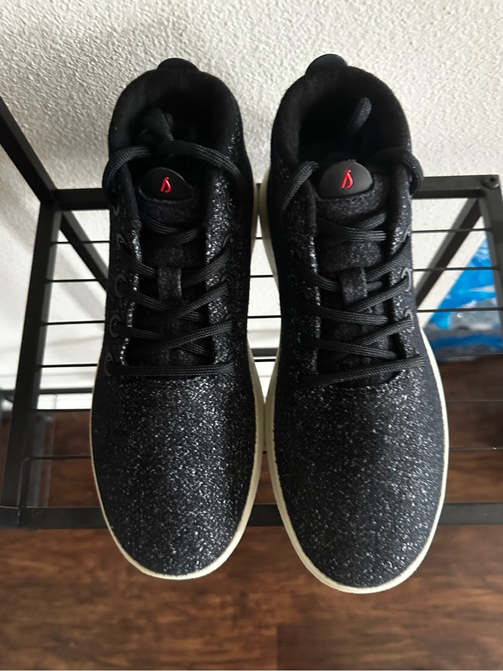 Allbirds Women's Wool Runner-up Mizzle Dark Gray/Black  Mid Top Sneakers